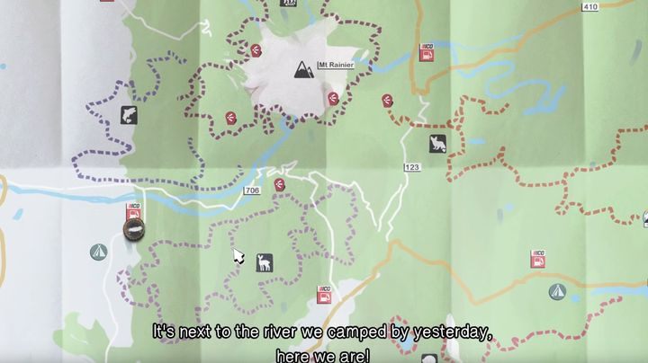 Aby kontynuować, usiądź przy stole i przestudiuj mapę - Rozdział 2 - Park i stacja benzynowa | Solucja Epizodu 1 gry Life is Strange 2 - Life is Strange 2 - poradnik do gry