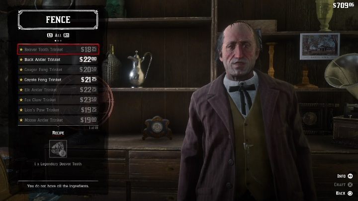 Jeśli udasz się do Pasera możesz wytworzyć Ram Horn Trinket - Red Dead Redemption 2: Legendarna Owca - mapy, porady - Red Dead Redemption 2 - poradnik do gry