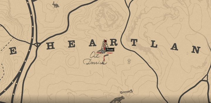 Te kości znajdziesz w południowej cześci The Heartlands, koło wieży wiertniczej - Red Dead Redemption 2: Kości dinozaurów - Sekrety i znajdźki - Red Dead Redemption 2 - poradnik do gry