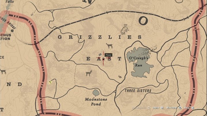Kości te znajdziesz w okolicy Grizzlies East - Red Dead Redemption 2: Kości dinozaurów - Sekrety i znajdźki - Red Dead Redemption 2 - poradnik do gry