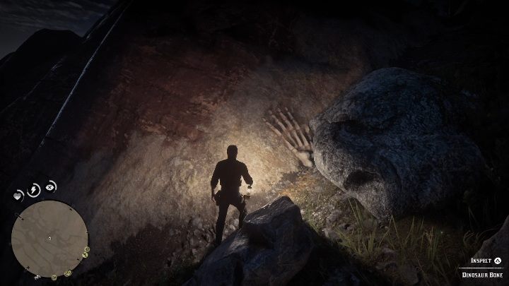 Znajdują się one między skałami - Red Dead Redemption 2: Kości dinozaurów - Sekrety i znajdźki - Red Dead Redemption 2 - poradnik do gry