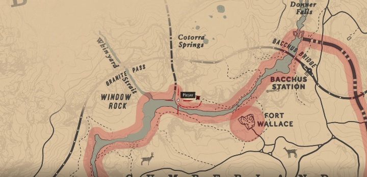 Kości te znajdziesz pomiędzy Window Rock, a Fort Wallace - Red Dead Redemption 2: Kości dinozaurów - Sekrety i znajdźki - Red Dead Redemption 2 - poradnik do gry