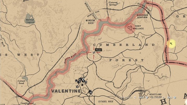 Ten obiekt znajdujesz na zachodniej stronie Cumberland Forest - Red Dead Redemption 2: Kości dinozaurów - Sekrety i znajdźki - Red Dead Redemption 2 - poradnik do gry