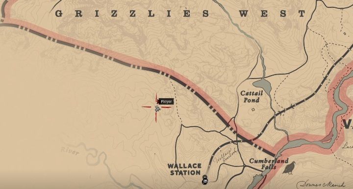 Te kości znajdziesz udając się w drogę na północno zachodnią stronę mapy, od Wallace Staton - Red Dead Redemption 2: Kości dinozaurów - Sekrety i znajdźki - Red Dead Redemption 2 - poradnik do gry