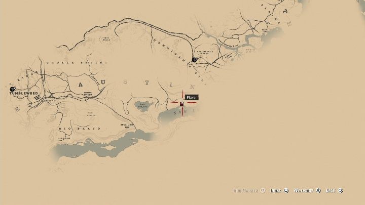Obiekt ten znajdziesz w południowo zachodniej części New Austin - Red Dead Redemption 2: Kości dinozaurów - Sekrety i znajdźki - Red Dead Redemption 2 - poradnik do gry