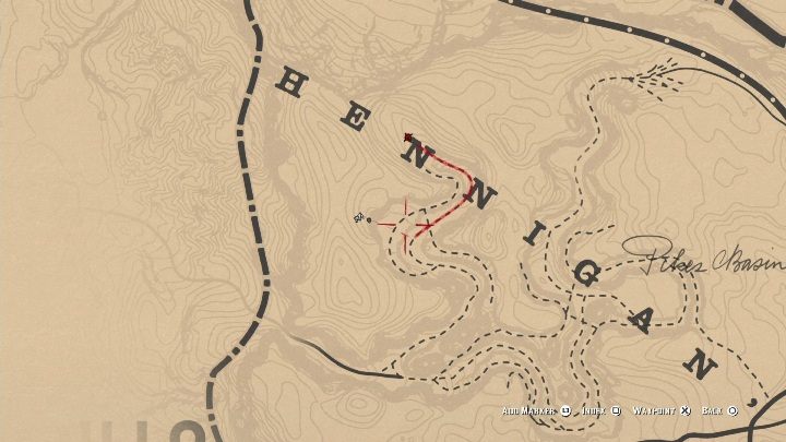Obiekt ten znajdziesz we wschodniej części Hennigans Stead - Red Dead Redemption 2: Kości dinozaurów - Sekrety i znajdźki - Red Dead Redemption 2 - poradnik do gry