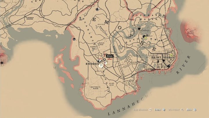 2 - Red Dead Redemption 2: Unikalne przedmioty - Mapa - Red Dead Redemption 2 - poradnik do gry