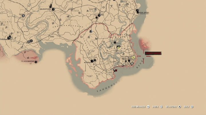 4 - Red Dead Redemption 2: Unikalne przedmioty - Mapa - Red Dead Redemption 2 - poradnik do gry