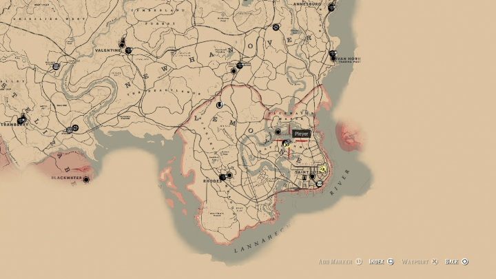 7 - Red Dead Redemption 2: Unikalne przedmioty - Mapa - Red Dead Redemption 2 - poradnik do gry