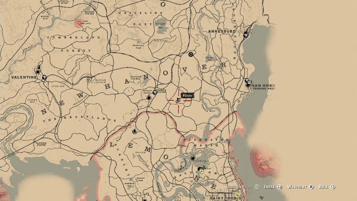8 - Red Dead Redemption 2: Unikalne przedmioty - Mapa - Red Dead Redemption 2 - poradnik do gry