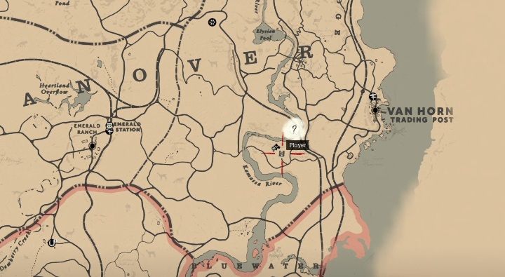 12 - Red Dead Redemption 2: Unikalne przedmioty - Mapa - Red Dead Redemption 2 - poradnik do gry