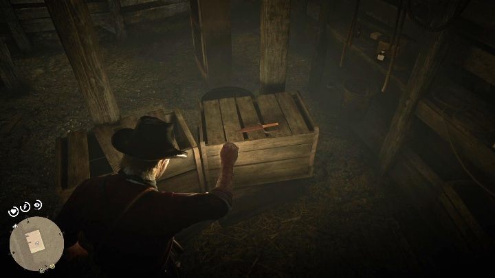 W tej samej piwnicy do Civil War Hat znajdziesz również nóż - Red Dead Redemption 2: Unikalne przedmioty - Mapa - Red Dead Redemption 2 - poradnik do gry