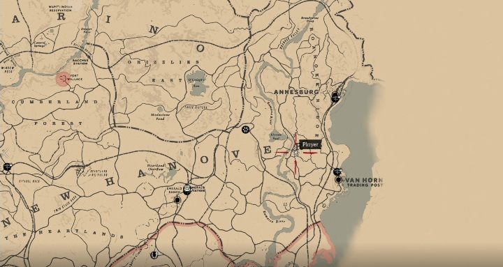 13 - Red Dead Redemption 2: Unikalne przedmioty - Mapa - Red Dead Redemption 2 - poradnik do gry
