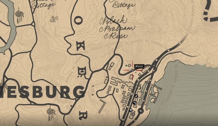 Przedmiot ten znajdziesz w Annesburgu - Red Dead Redemption 2: Unikalne przedmioty - Mapa - Red Dead Redemption 2 - poradnik do gry