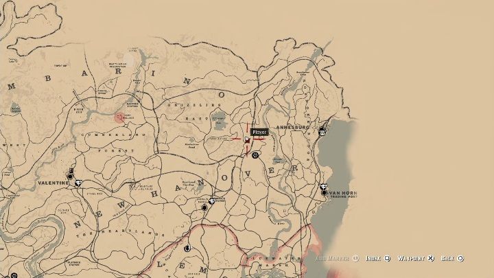 18 - Red Dead Redemption 2: Unikalne przedmioty - Mapa - Red Dead Redemption 2 - poradnik do gry