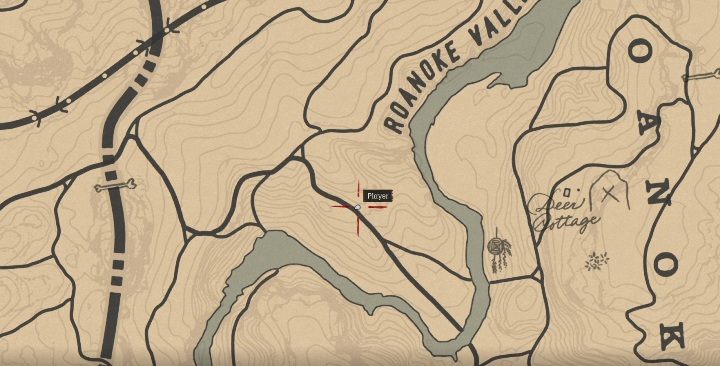 Przemioty znajdziesz udając się na północ od Annesburgu, w południowej części Roanoke Valley - Red Dead Redemption 2: Unikalne przedmioty - Mapa - Red Dead Redemption 2 - poradnik do gry