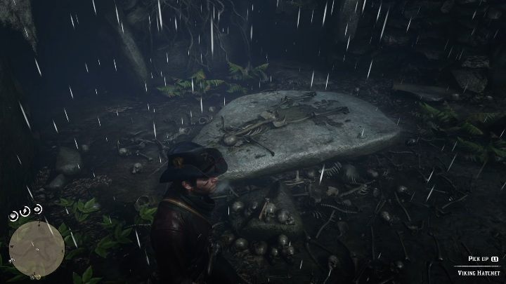 Topór ten wyciągniesz z kościotrupa leżącego na ołtarzu - Red Dead Redemption 2: Unikalne przedmioty - Mapa - Red Dead Redemption 2 - poradnik do gry