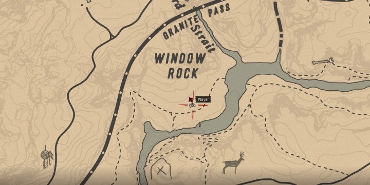 Przedmiot ten znajduje się koło Calumet Ravine - Red Dead Redemption 2: Unikalne przedmioty - Mapa - Red Dead Redemption 2 - poradnik do gry