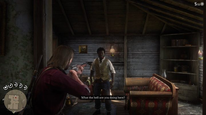 Pierwszą rzeczną jaką musisz zrobić będąc w gospodarstwie to zabić grożącego ci mężczyznę - Red Dead Redemption 2: Gospodarstwa - lista, mapy, porady - Red Dead Redemption 2 - poradnik do gry