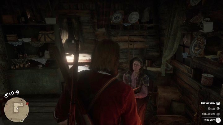 W gospodarstwie trafisz na starszą kobietę, nie zaatakuje cię ona - Red Dead Redemption 2: Gospodarstwa - lista, mapy, porady - Red Dead Redemption 2 - poradnik do gry