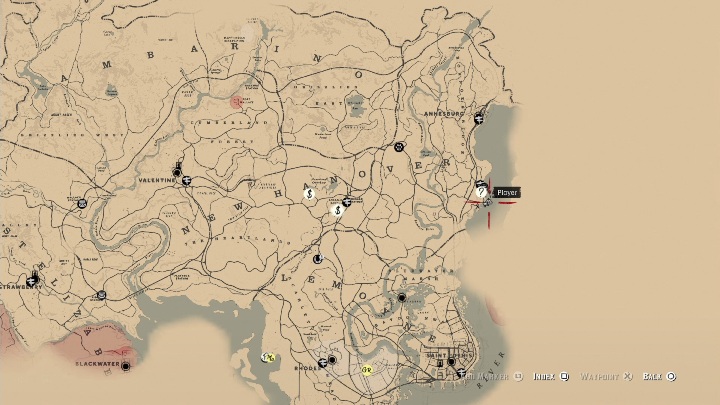 1 - Red Dead Redemption 2: Legendarny Szczupak - mapy, porady - Red Dead Redemption 2 - poradnik do gry