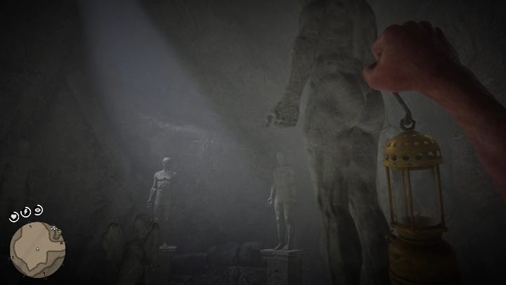 Dokładnie przyglądaj się dłoniom posągów - Red Dead Redemption 2: Zagadka z dziwnymi posągami, porady - Red Dead Redemption 2 - poradnik do gry