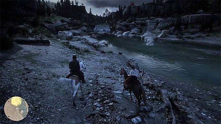 Po obejrzeniu cut-scenki popchnij jedną z beczek - Red Dead Redemption 2: O, bracie - opis przejścia, mapa, porady - Red Dead Redemption 2 - poradnik do gry