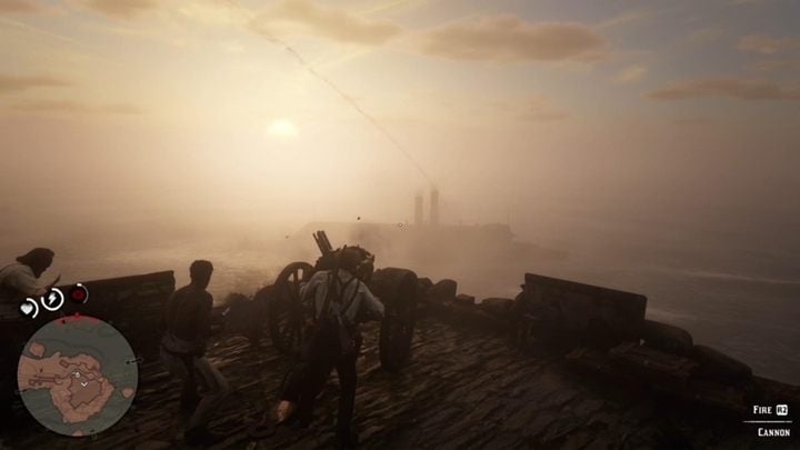 Po strzelaninie, biegnij z Heruclem na górę wieży - Red Dead Redemption 2: Piekło nie zna takiej furii - Solucja - Red Dead Redemption 2 - poradnik do gry