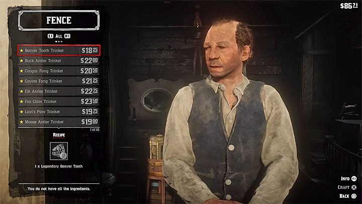 Oto szczegółowy zakres usług oferowanych przez każdego pasera - Red Dead Redemption 2: Paser - jakie usługi oferuje? - Red Dead Redemption 2 - poradnik do gry