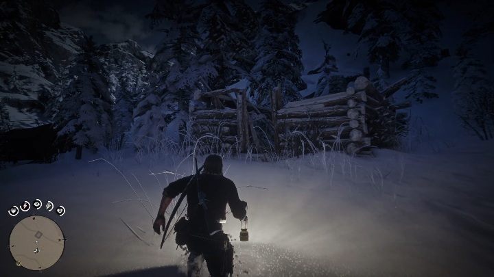 Po wschodniej stronie Lake Isabelle znajdziesz jedną zniszczoną chatkę - Red Dead Redemption 2: Chaty - mapy, porady - Red Dead Redemption 2 - poradnik do gry