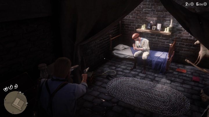 W piwnicy będzie również mężczyzna - Red Dead Redemption 2: Napady na sklepy - jak obrabować? Lista, lokacje, mapy - Red Dead Redemption 2 - poradnik do gry