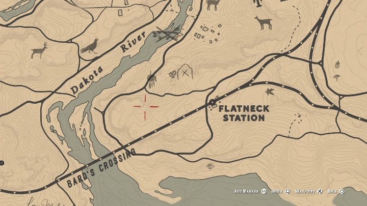 Mężczyznę sprzedającego mapę możesz spotkać przy Dokota River - Red Dead Redemption 2: Jack Hall Gang - mapa skarbów - Red Dead Redemption 2 - poradnik do gry
