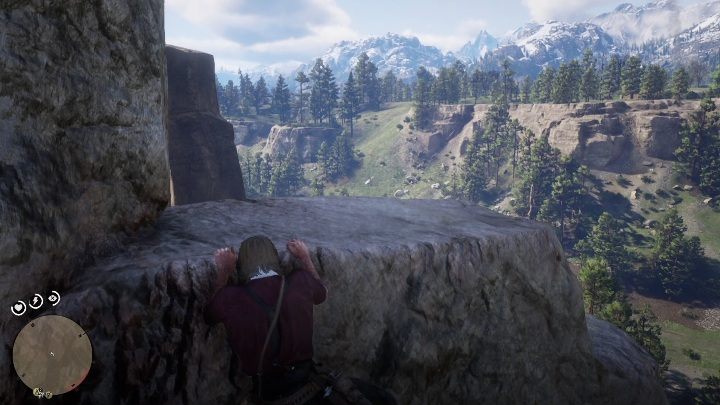 Uważaj, aby nie zsunąć się z półki skalnej - Red Dead Redemption 2: Jack Hall Gang - mapa skarbów - Red Dead Redemption 2 - poradnik do gry