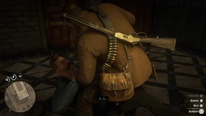 Przesłuchaj Danburyego i zmuś go do wręczenia ci dokumentów - Red Dead Redemption 2: Amerykańscy ojcowie 1-2 - Solucja - Red Dead Redemption 2 - poradnik do gry