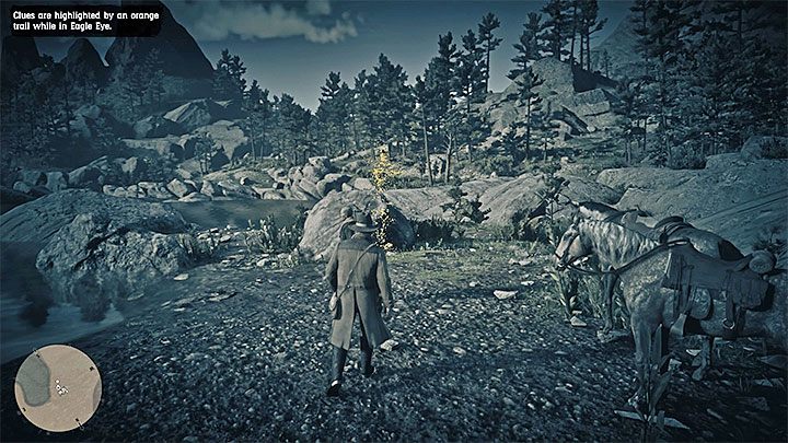 Po tym jak się obudzisz ponownie wejdź w interakcję z ogniskiem, ale tym razem musisz przejść do zakładki przedmiotów używanych w polowaniach - Red Dead Redemption 2: Koniec i ucieczka przed urażonym ego - Solucja - Red Dead Redemption 2 - poradnik do gry
