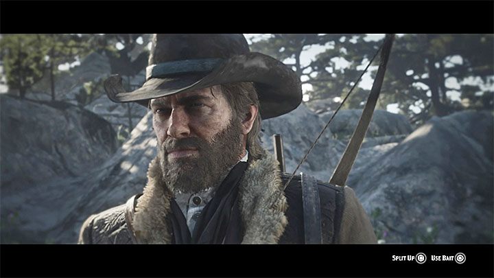 Na przemian badaj ślady i podążaj za liniami prowadzącymi w stronę legowiska legendarnego niedźwiedzia - Red Dead Redemption 2: Koniec i ucieczka przed urażonym ego - Solucja - Red Dead Redemption 2 - poradnik do gry