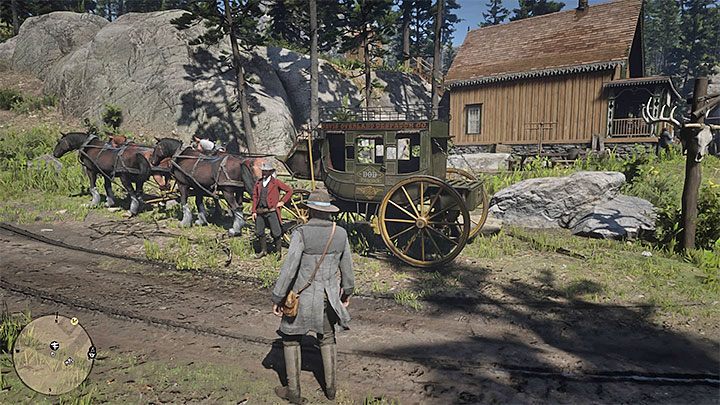 Analogicznie do pociągu, w Red Dead Redemption II można przyspieszyć poruszanie po mapie, korzystając z dyliżansu - Red Dead Redemption 2: Szybka podróż - jak korzystać? - Red Dead Redemption 2 - poradnik do gry