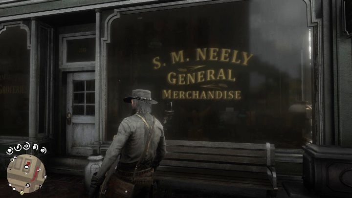 Na powyższym screenie pokazaliśmy stlep wielobranżowy w Blackwatter - Red Dead Redemption 2: Karty kolekcjonerskie - jak szybko zdobyć? - Red Dead Redemption 2 - poradnik do gry