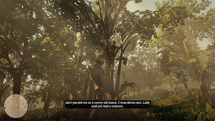 Po krótkiej wymianie zdań Magnifico rozpocznie (długą) ucieczkę - Red Dead Redemption 2: Zapach świeżej farby - opis przejścia, mapa, porady - Red Dead Redemption 2 - poradnik do gry