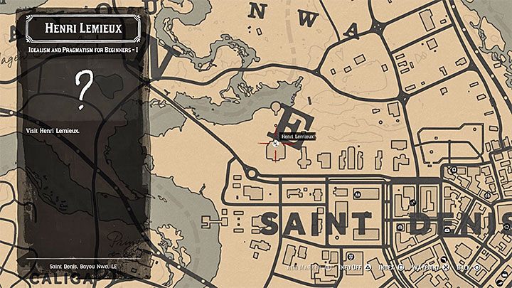 Przeczytaj list (Invitation from Mayor Lemieux) po otwarciu inwentarza - Red Dead Redemption 2: Idealizm i pragmatyzm dla początkujących - opis przejścia - Red Dead Redemption 2 - poradnik do gry