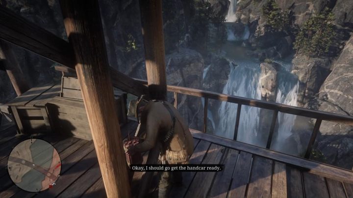 Podobnie zrób z drugą skrzynią dynamitu i zejdź na doł, do swojego towarzysza - Red Dead Redemption 2: Most donikąd - Solucja - Red Dead Redemption 2 - poradnik do gry