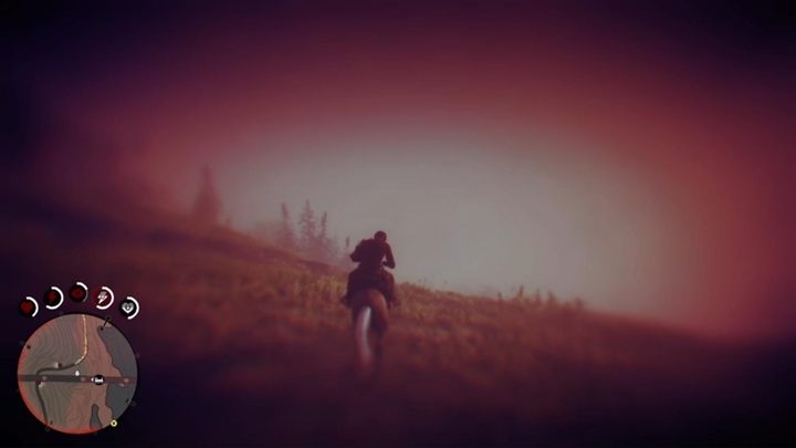 Następnie, odbij w prawo i trzymaj się wybrzeża - Red Dead Redemption 2: Błogosławieni pokój czyniący - Solucja - Red Dead Redemption 2 - poradnik do gry
