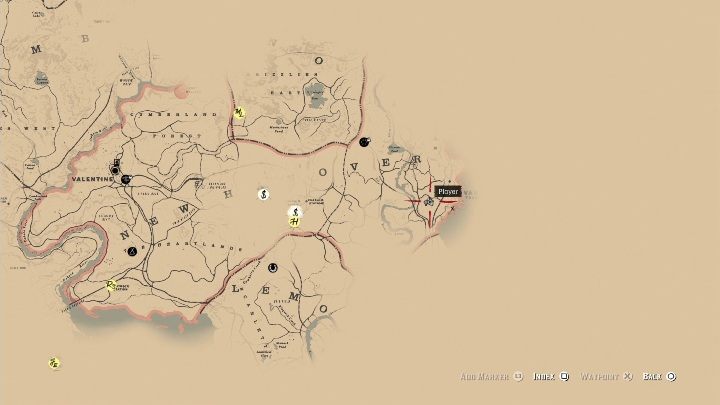 Ostatnią mapę znajdziesz we wschodniej części świata - Red Dead Redemption 2: Skażony szlak, mapa - The Poisonous Trail Treasure Hunt - Red Dead Redemption 2 - poradnik do gry