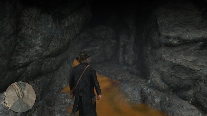 Jaskinia ukryta jest pod wodospadem - Red Dead Redemption 2: Skażony szlak, mapa - The Poisonous Trail Treasure Hunt - Red Dead Redemption 2 - poradnik do gry