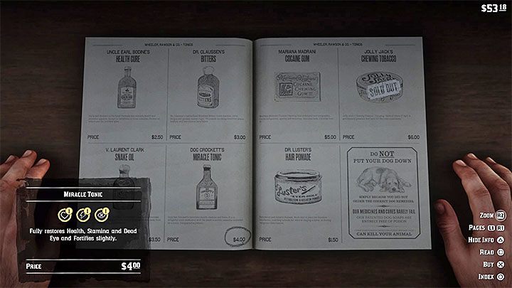 Regeneracja danego parametru to nie jedyna oferowana przez grę możliwość, bo możecie go też dodatkowo ufortyfikować - Red Dead Redemption 2: Rdzenie zdrowia, wytrzymałości i zabójczego instynktu - Red Dead Redemption 2 - poradnik do gry