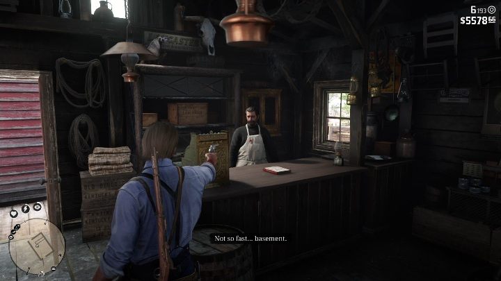 Aby dostać się do piwnicy wejdźcie do środka i zagroźcie sprzedawcy - Red Dead Redemption 2: Napady na sklepy - lista wszystkich - Red Dead Redemption 2 - poradnik do gry