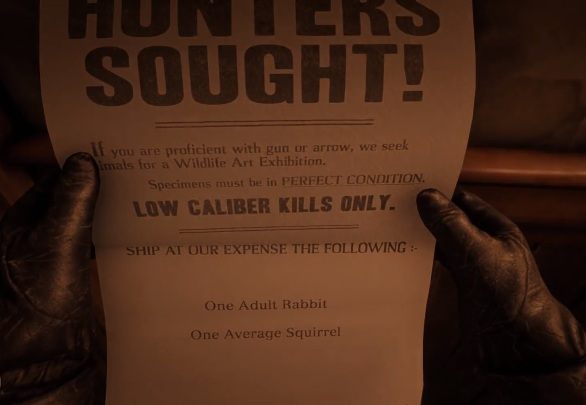 Aby rozpocząć zlecenie musicie podjeść do ogłoszenia i je odczytać - Red Dead Redemption 2: Polowanie na zlecenie - lista wszystkich, jak wykonać? - Red Dead Redemption 2 - poradnik do gry