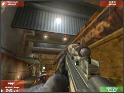 Po zejściu na dół i obejściu kilku przeszkód kolejne waypointy zaprowadzą Twoją drużynę do torów kolejowych - Zadanie 1 - OPIS PRZEJŚCIA - Tom Clancys Rainbow Six 3: Raven Shield - poradnik do gry