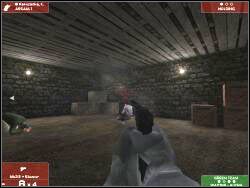 Terrorysta pilnujący zakładników stoi zazwyczaj na prawo od nich - Zadanie 3 - OPIS PRZEJŚCIA - Tom Clancys Rainbow Six 3: Raven Shield - poradnik do gry