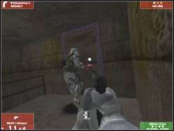 Dojdziesz w końcu do drzwi prowadzących na powierzchnię - Zadanie 3 - OPIS PRZEJŚCIA - Tom Clancys Rainbow Six 3: Raven Shield - poradnik do gry